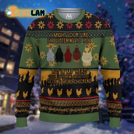 Amazing Chicken Ugly Sweaters 3d All Over Printed Shirts For Men And Women