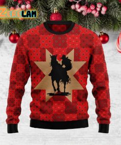 Amazing Cowgirl Red Ugly Sweater