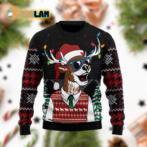 Amazing Deer Funny Family Ugly Christmas Holiday Sweater