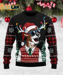 Amazing Deer Funny Ugly Christmas Holiday Sweater