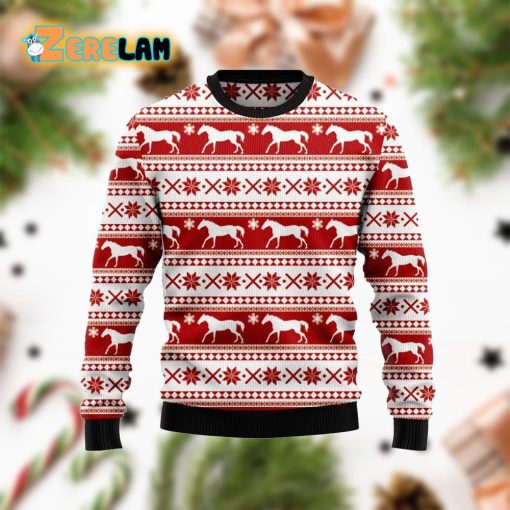 Amazing Horse Christmas Ugly Sweater