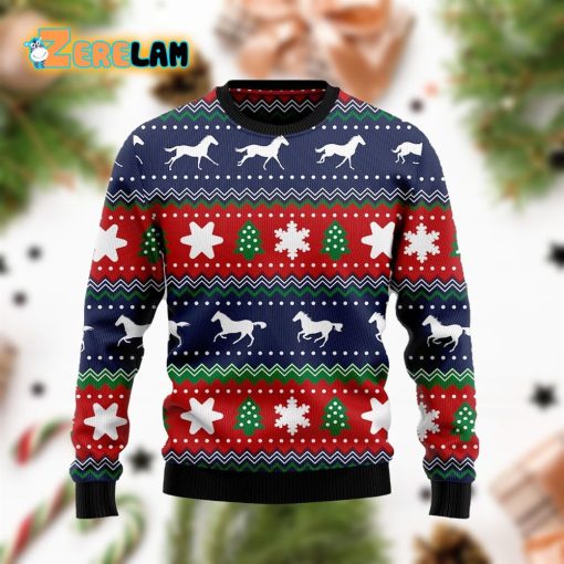 Amazing Horses Funny Family Ugly Sweater For Men And Women