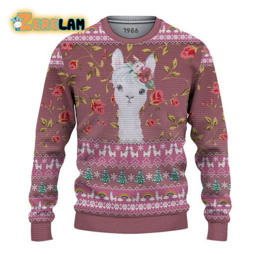 Amazing Llama Christmas Ugly Sweater 3d All Over Printed Shirts For Men And Women