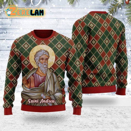 Andrew The Apostle Christmas Ugly Sweater