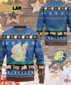 Pokemon Ninetales Knitted Ugly Sweater