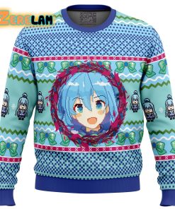 Aqua Konosuba Ugly Christmas Sweater