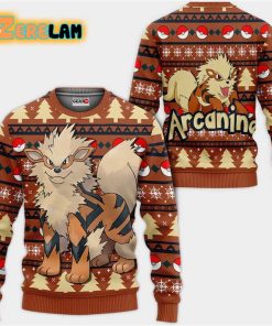 Arcanine Pokemon Xmas Ugly Sweater Christmas