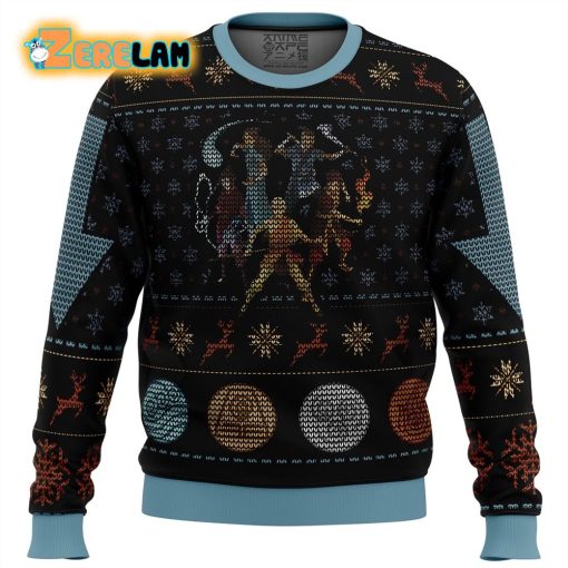 Avatar The Last Airbender Ugly Sweater Christmas