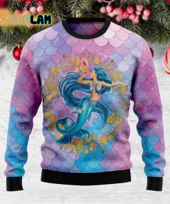 Awesome Mermaid Christmas Ugly Sweater