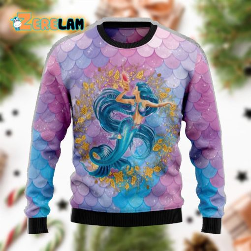 Awesome Mermaid Funny Family Ugly Sweater