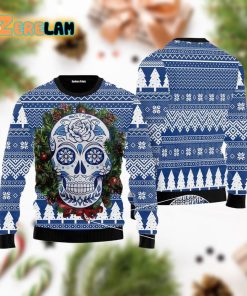 Awesome Sugar Skull Ugly Sweater Christmas