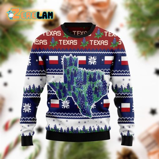 Awesome Texas Bluebonnet Funny Ugly Sweater