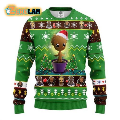 Baby Groot Christmas Ugly Sweater