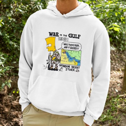 Bart Simpson War In The Gulf 1991 Operation Desert Storm Shirt