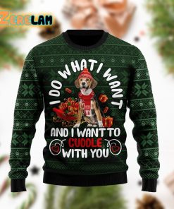 Beagle I Want Funny Family Ugly Sweater Christmas