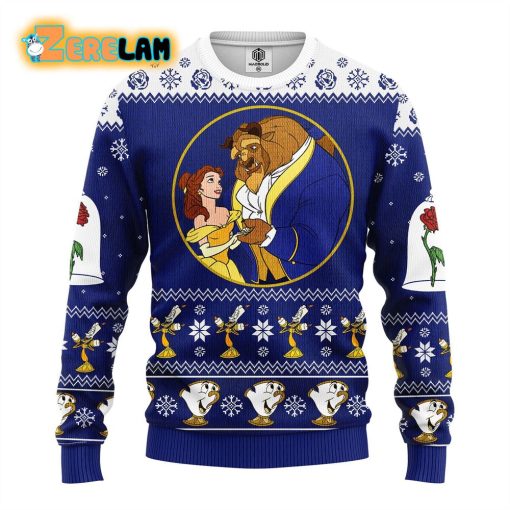 Beauty And The Beast Ugly Sweater Christmas