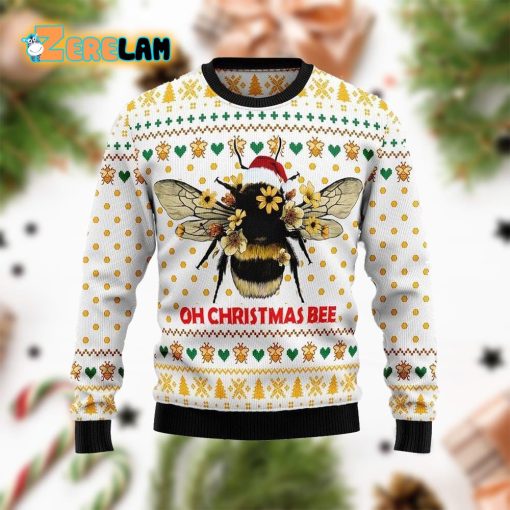 Bee Merry Christmas Ugly Sweater Christmas Gift