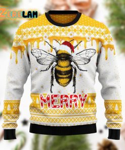 Bee Merry Funny Family Christmas Ugly Sweater