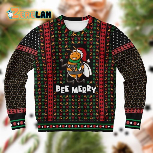 Bee Merry Christmas Ugly Sweater