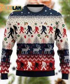 Bigfoot Christmas Ugly Sweater Best Gift