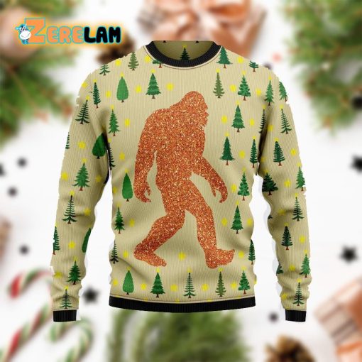 Bigfoot Sasquatch Christmas Ugly Sweater