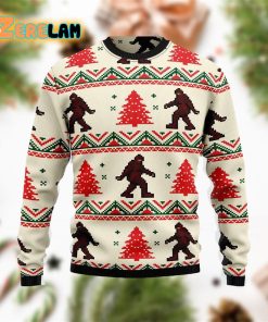 Bigfoot Christmas Best Gift Ugly Sweater