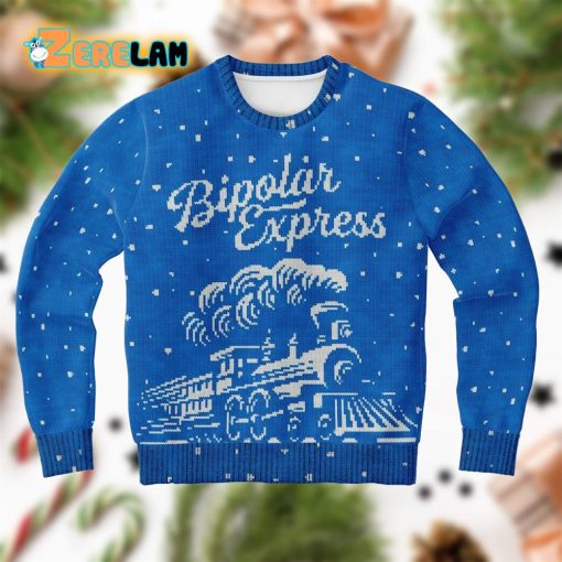 Bipolar Express Christmas Ugly Sweater