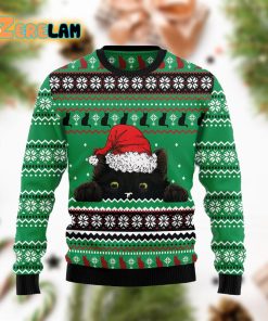 Black Cat Hide Funny Ugly Sweater