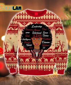 Black Girl Black Power Ugly Sweater