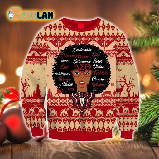 Black Girl Black Power Ugly Sweater