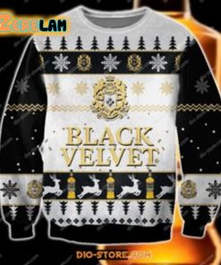 Black Velvet Ugly Sweater Christmas