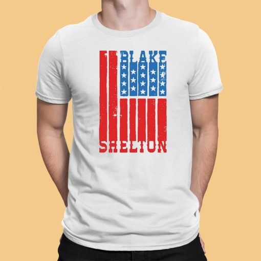 Blake Shelton Natural Flag Shirt