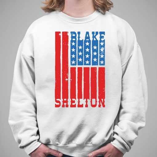 Blake Shelton Natural Flag Shirt