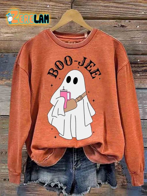 Boo-jee Ghost Halloween Casual Sweatshirt