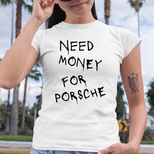 Brad Pitt Baju Need Money For Porsche Shirt