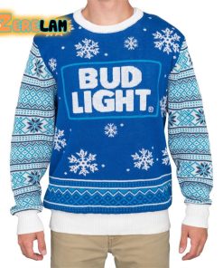 Bud Light Beer Logo Ugly Sweater Christmas