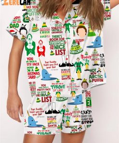 Budy The Elf Christmas Pajama Set