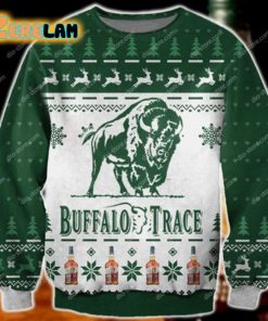 Buffalo Trace Ugly Sweater Christmas All Over Print Sweatshirt