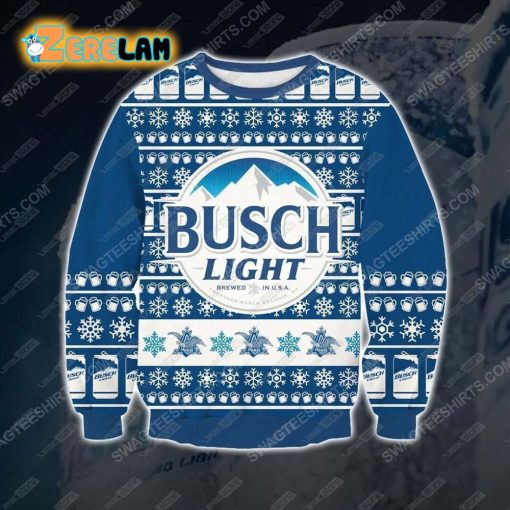 Busch Light Beer Ugly Sweater