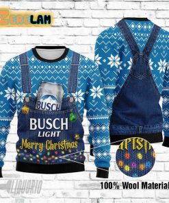 Busch Light Christmas Ugly Sweater
