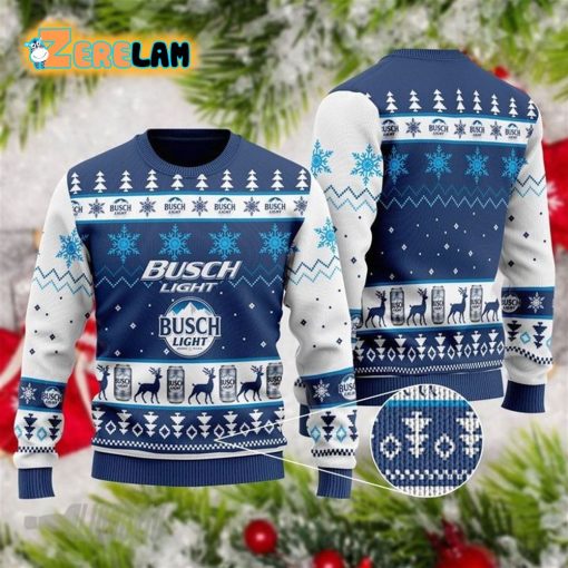 Busch Light Ugly Christmas Sweater