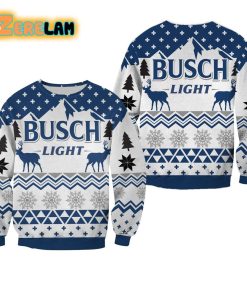 Busch Light Ugly Sweater Christmas All Over Print Sweatshirt