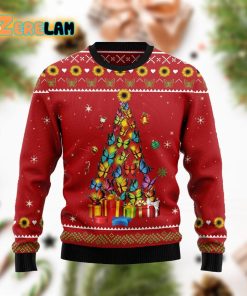 Butterfly Christmas Tree Ugly Sweater