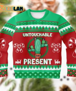 Cactus Untouchable Christmas Ugly Sweater