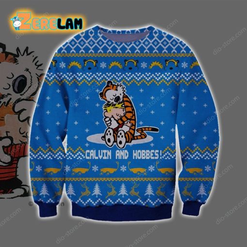 Calvin And Hobbes Ugly Sweater Christmas