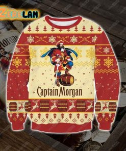 Captain Morgan 3d Print Winter Ugly Sweater Christmas