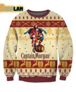 Captain Morgan Knitting Ugly Sweater Christmas