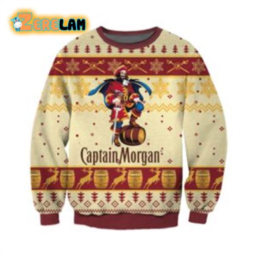 Captain Morgan Knitting Ugly Sweater Christmas