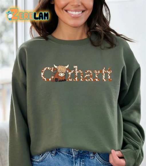 Carhartt Highland Cow Sweatshirt