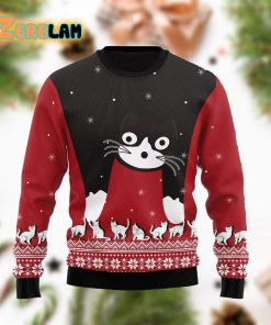 Cat Awesome Funny Family Ugly Sweater